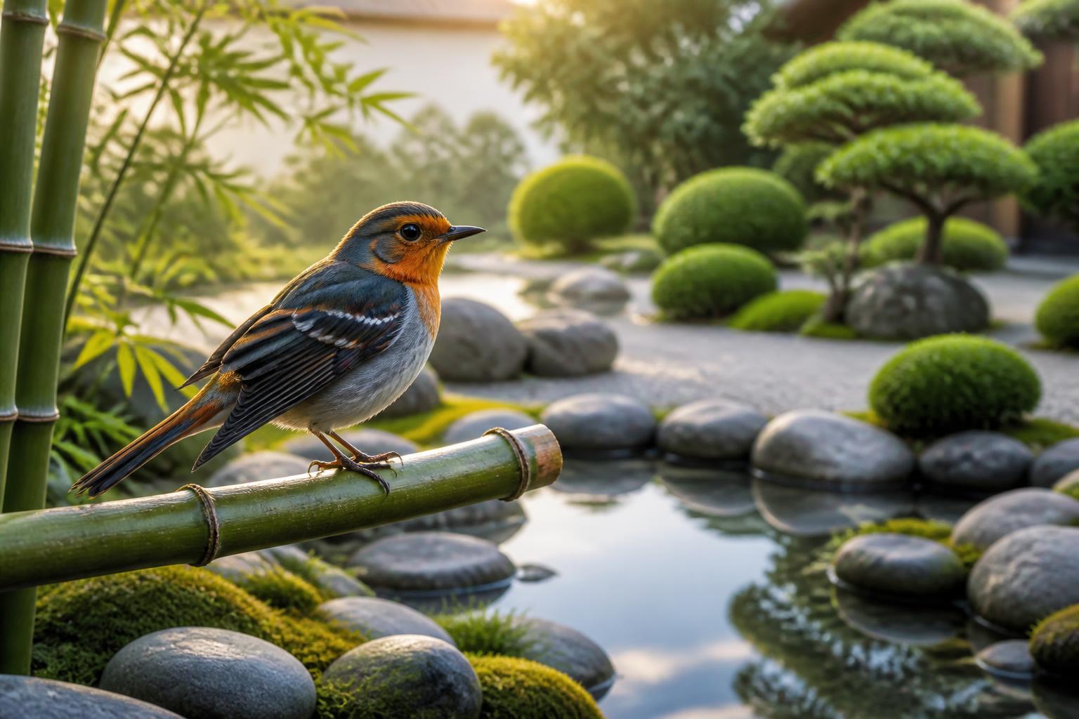 découvrez le rossignole du japon, un oiseau discret et élégant qui apporte charme et sérénité aux jardins zen français, alliant beauté naturelle et tranquillité.