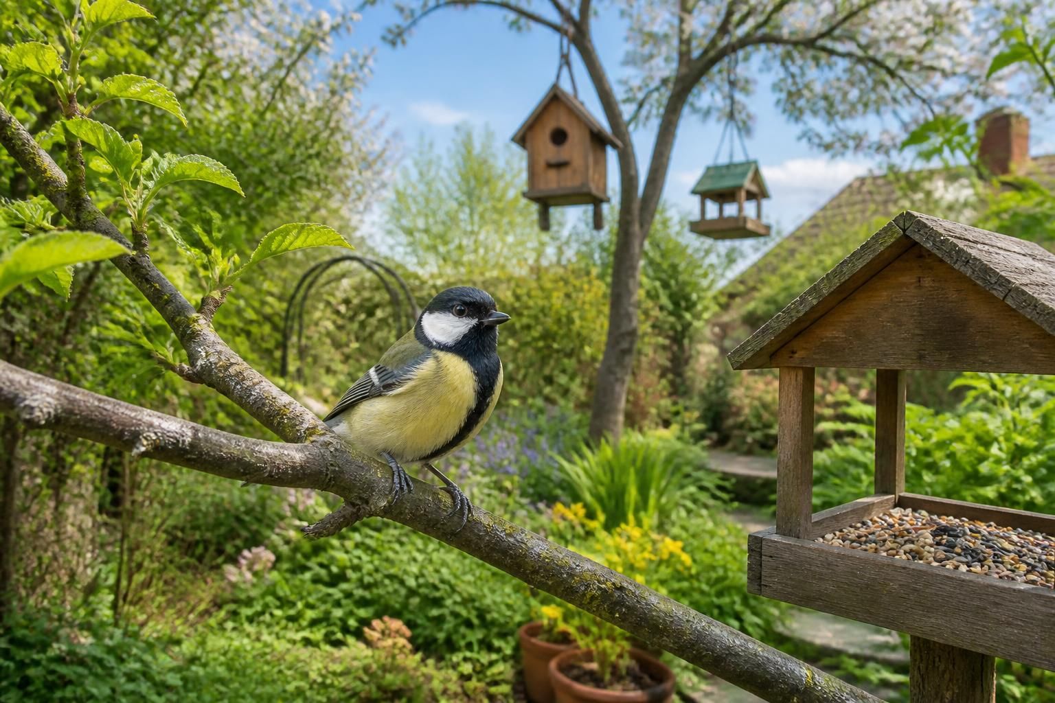 découvrez les secrets et astuces pour attirer la mésange dans votre jardin, un petit oiseau charmant qui égayera votre espace extérieur.